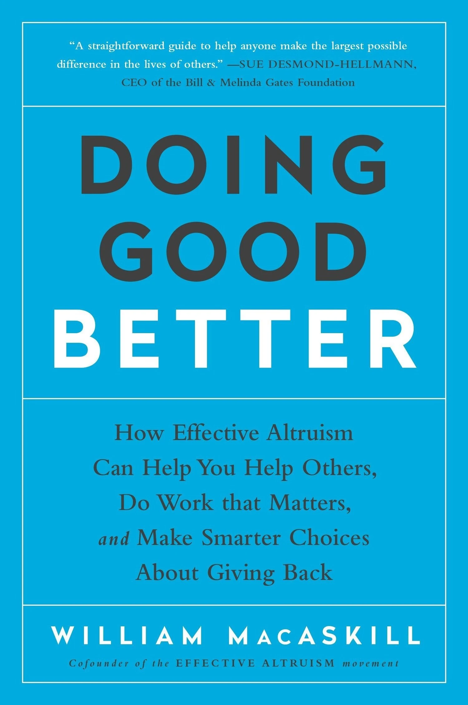 Doing Good Better by William MacAskill 